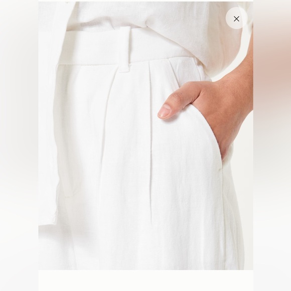 Hollister linen wide leg pants - Picture 3 of 7